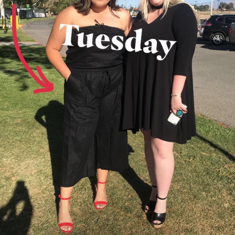 Black romper by Gap